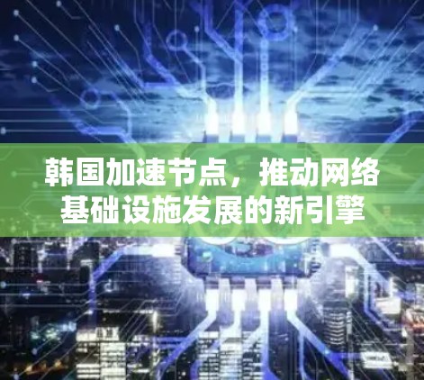 韩国加速节点,推动网络基础设施发展的新引擎 韩国加速节点,推动网络基础设施发展的新引擎