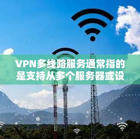 VPN多线路服务通常指的是支持从多个服务器或设备中快速切换的网络包级VPN服务。这些服务通常具备以下特点