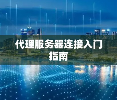 代理服务器连接入门指南