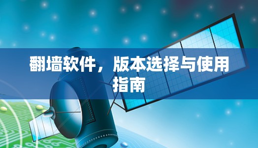 翻墙软件，版本选择与使用指南