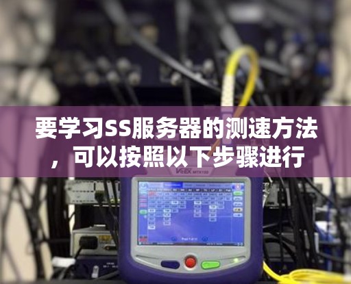 要学习SS服务器的测速方法，可以按照以下步骤进行